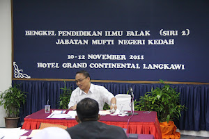 BENGKEL PENDIDIKAN ILMU FALAK (SIRI 2) PADA 10-12 NOVEMBER, 2011 DI LANGKAWI