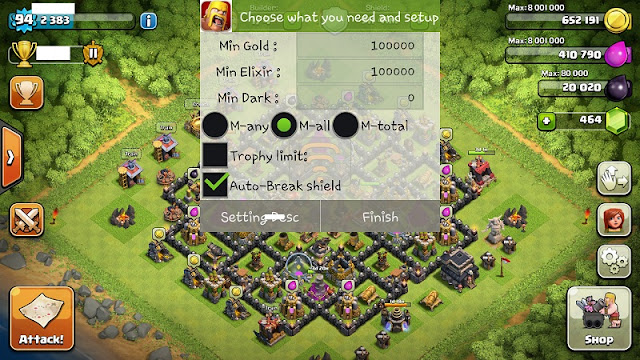 BOT Clash of Clans Auto All Android BOT Clash of Clans Auto All Android