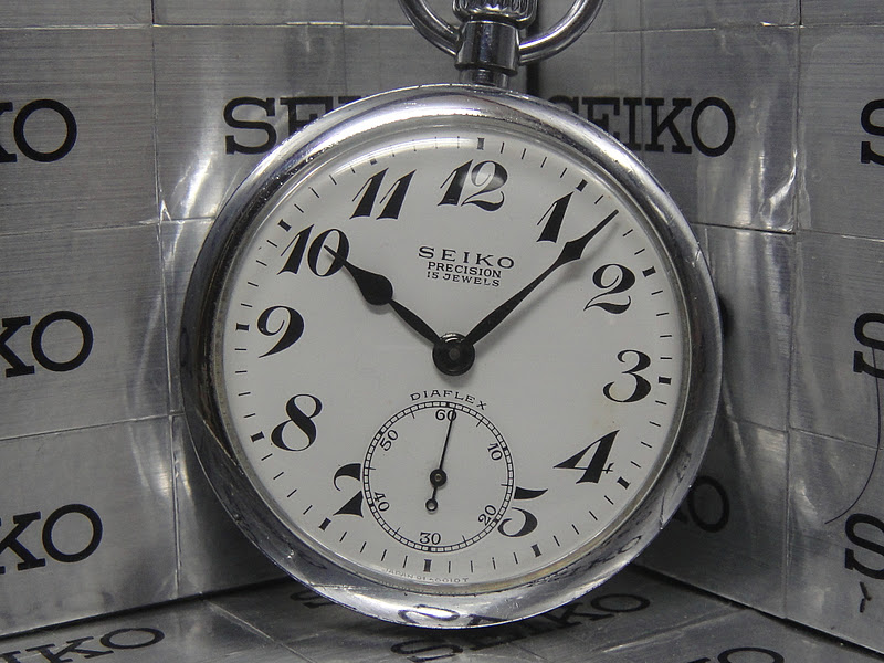 Antique Watch Bar SEIKO PRECISION POCKET WATCH 910010 SPW07 (SOLD)