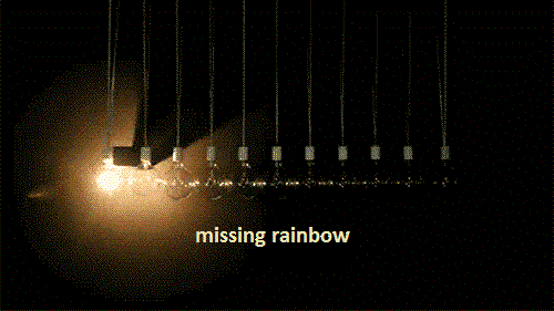 missing rainbow