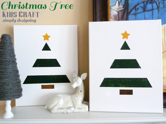 Christmas Tree Art {Kids Craft} | #texturedsurface #christmas #christmascraft #kidscraft Christmas Tree Art {Kids Craft} | #texturedsurface #christmas #christmascraft #kidscraft