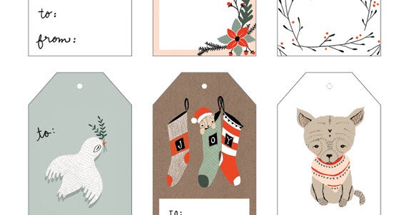 Laine Design: More Free Christmas Tags