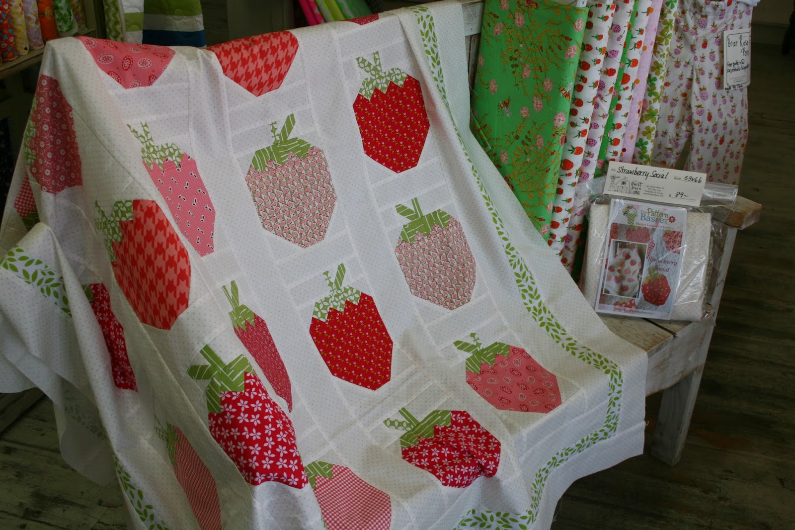 THE QUILT BARN Strawberry Social Quilt