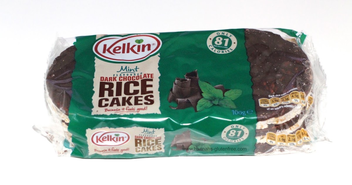 Hannah's Gluten Free Kelkin Mint Chocolate Rice Cakes