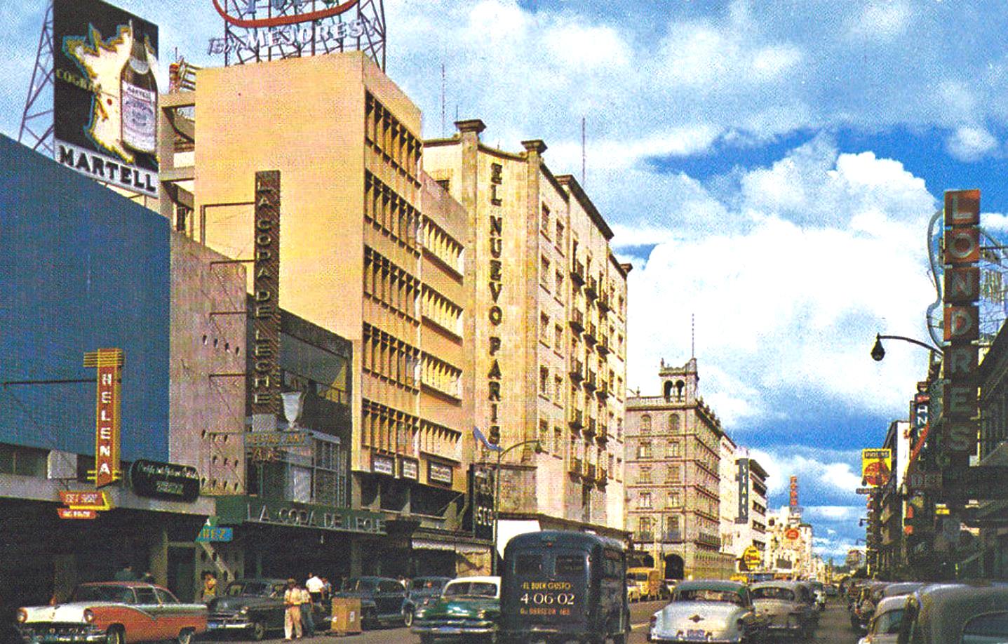 GUADALAJARA AYER Y HOY AVENIDA JUAREZ 1950