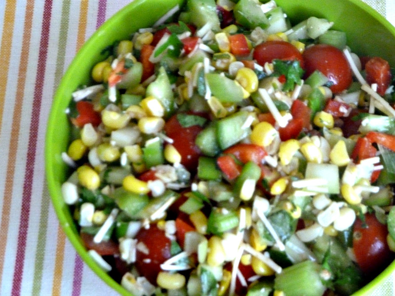 Baking and Cooking, A Tale of Two Loves Confetti Corn Salad