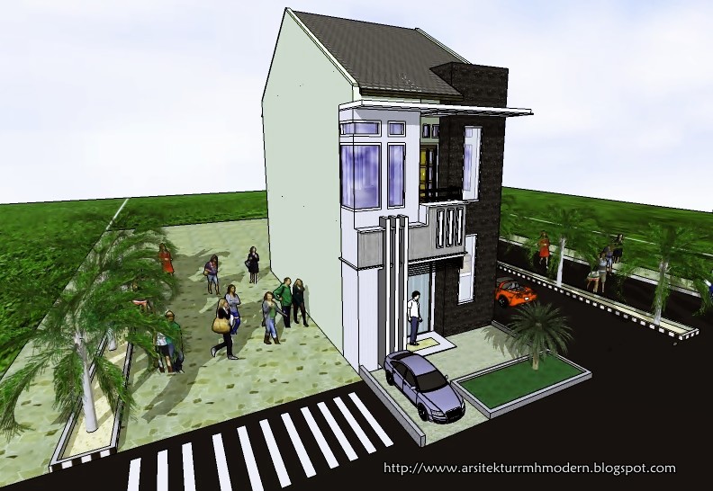 Arsitektur Rumah Minimalis: Bangunan Ruko Minimalis