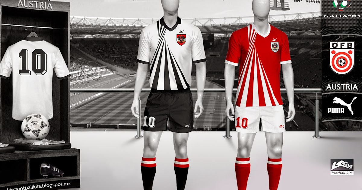 Kire Football Kits Austria Kits World Cup 1990