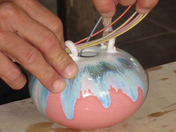 Gaya Ceramic Arts Center Fong Choo at Gaya CAC (glaze firing result from small kiln)