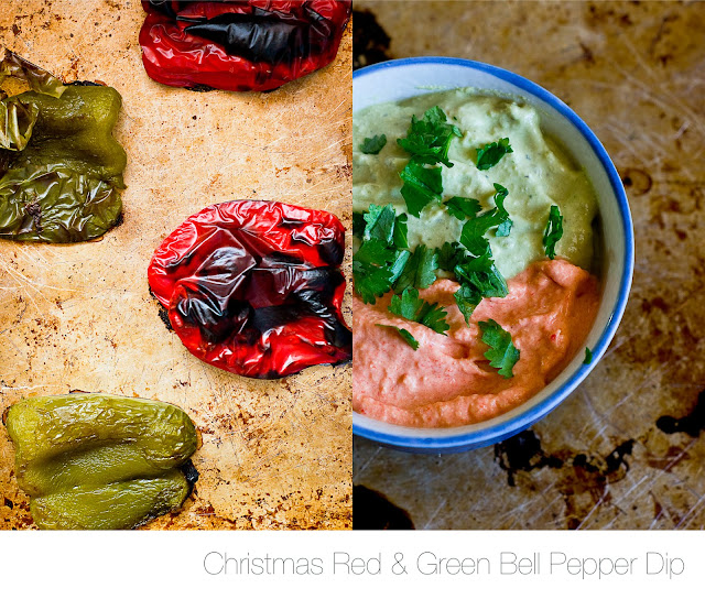 Christmas Red & Green Bell Pepper Dip thumb in plum