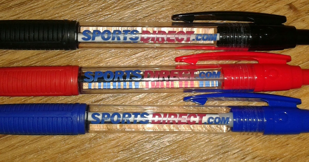 Pen Collection geekery Sports Direct Promotional pens