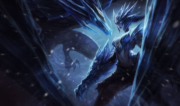Katie de Souza ilustrações fantasia games mulheres Ice Drake Shyvana Katie de Souza ilustrações fantasia games mulheres Ice Drake Shyvana