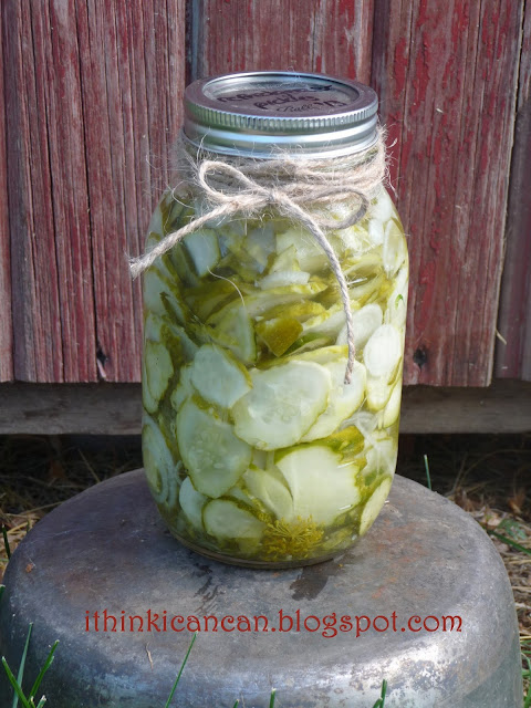 {I Think I Can}:  Refrigerator Dill Pickles