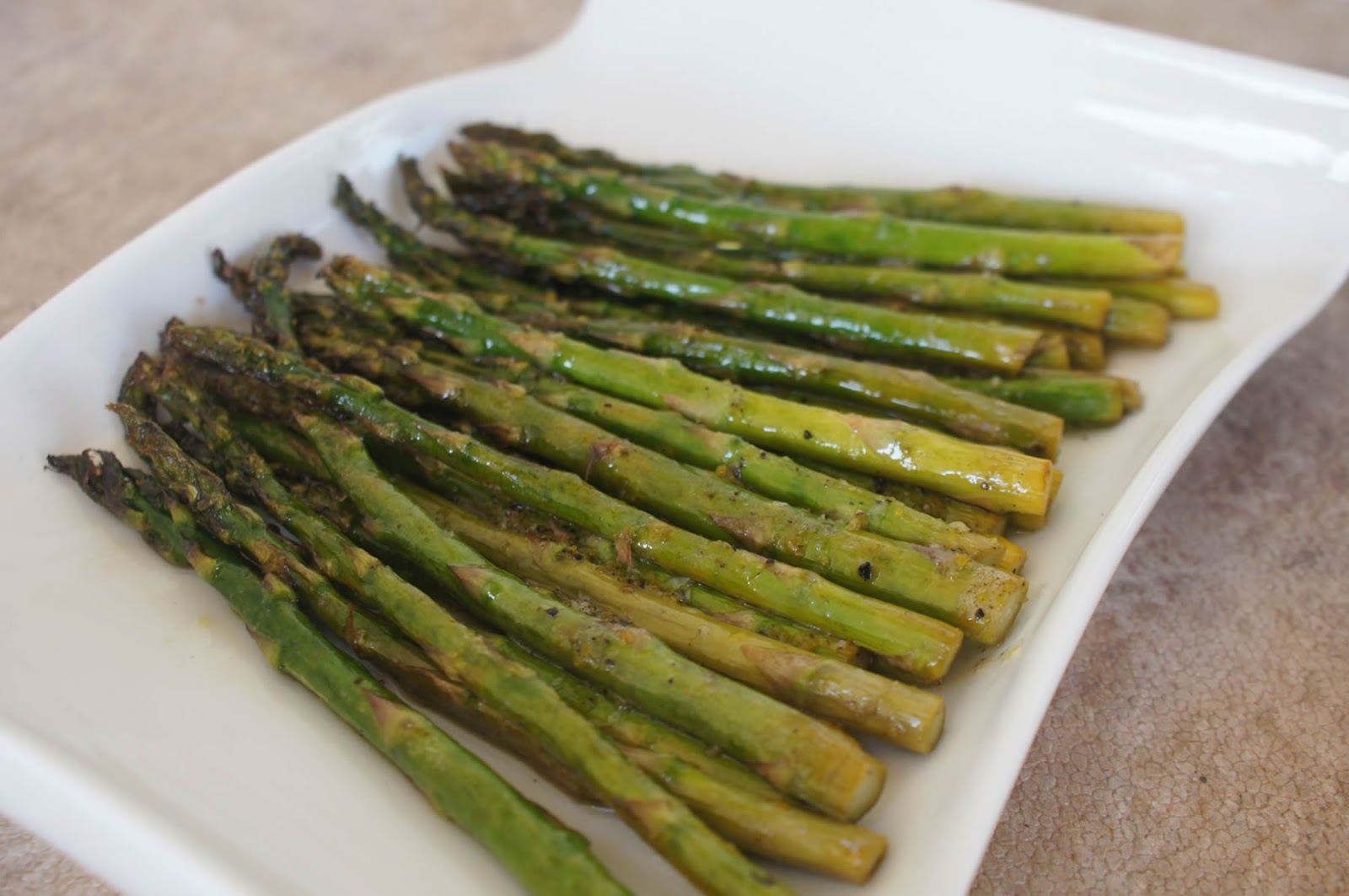 Little Bit of Everything Lemon Balsamic Grilled Asparagus