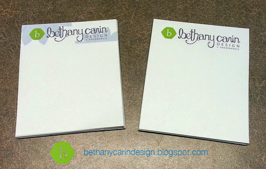 DIY Easy + Cheap Custom Notepads Bethany Carin Design + DIY