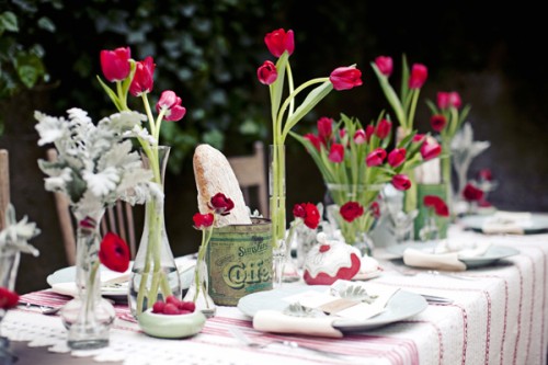 Tulips Wedding Decorations, Outdoor Wedding, Fresh Wedding, Tulips Decoration Ideas for Wedding