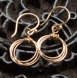 Bespangled Jewelry Signature Wire Hoops, Small size, available in gold or silver Bespangled Jewelry Signature Wire Hoops, Small size, available in gold or silver