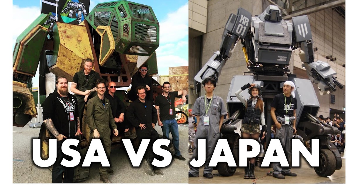Epic Giant Robot Battle Between USA and Japan ~ Tekkie Brekkie