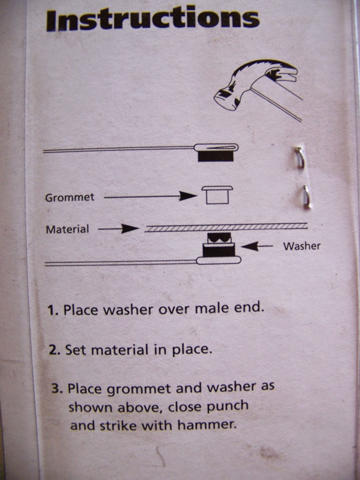 A Pretty Talent Blog How to put grommets in your curtains