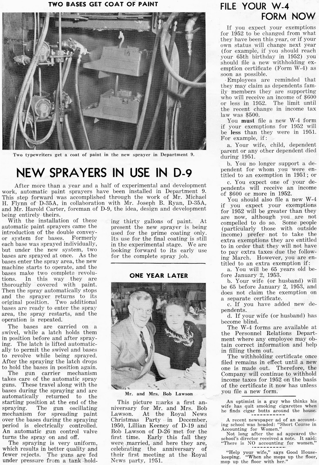 Life in a Typewriter Shop The Royal News