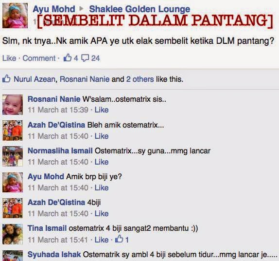testimoni sembelit dengan ostematrix cara atasi sembelit