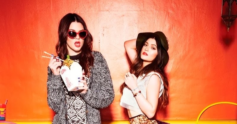 Kendall and Kylie Jenner pose for the Madden Girl Campaign in