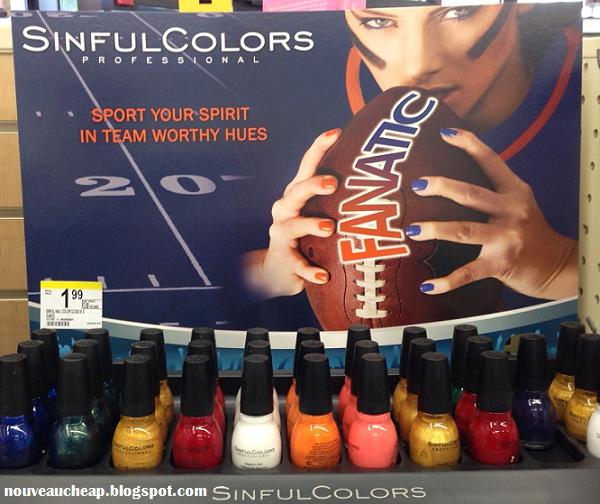 Spotted Sinful Colors Football Fanatic display Nouveau Cheap