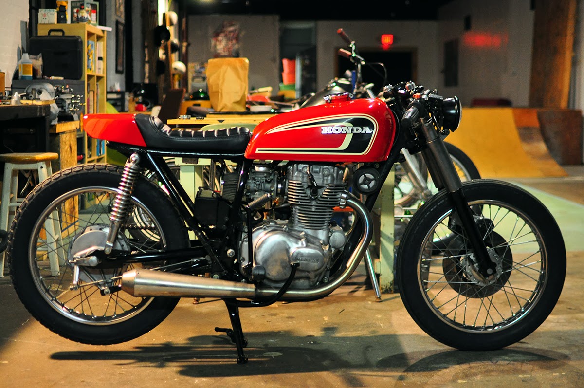 Hell Kustom Honda CB360 By Counter Balance Cycles