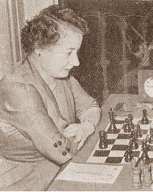 La ajedrecista Julia Maldonado de Monerris