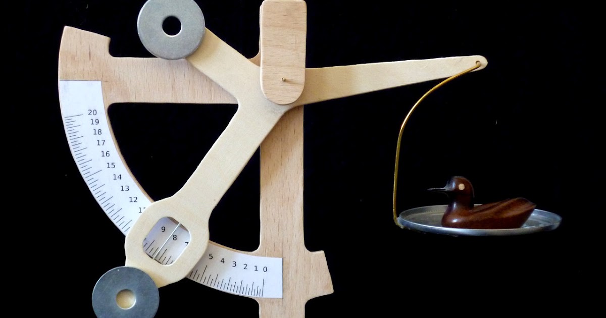 Homemade weighing scale Construction and Plans Turnvater Janosch