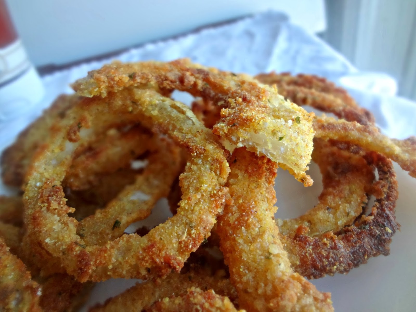 The Cooking Actress Crispy Baked Onion Rings