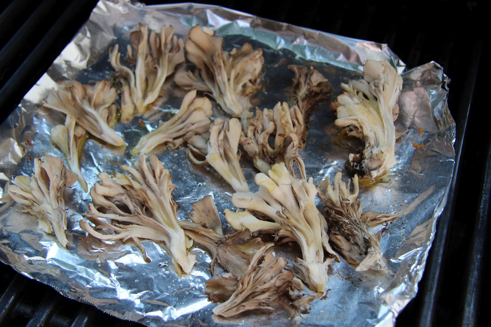Grilled Maitake Mushrooms The Culinary Chase