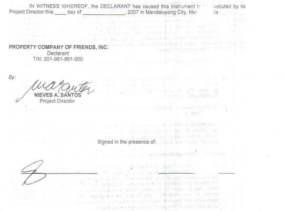 Lancaster Residences Imus Homeowners How LEHOA was "legalized" to be