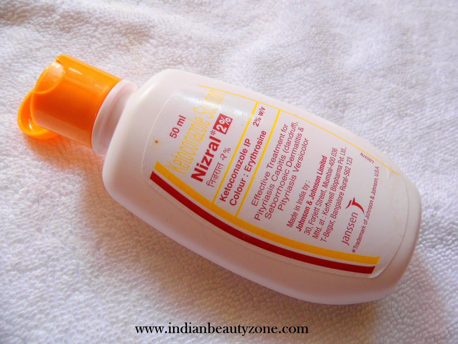Indian Beauty Zone: Nizral Ketoconazole Solution Shampoo Review for