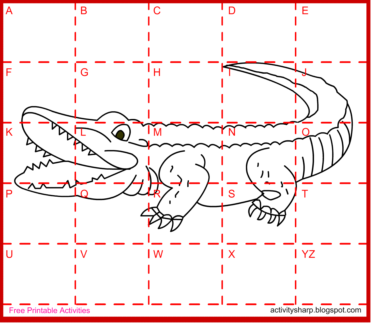 drawing activities free printable drawing activity alligator drawing activities drawing activities free printable drawing activity alligator drawing activities