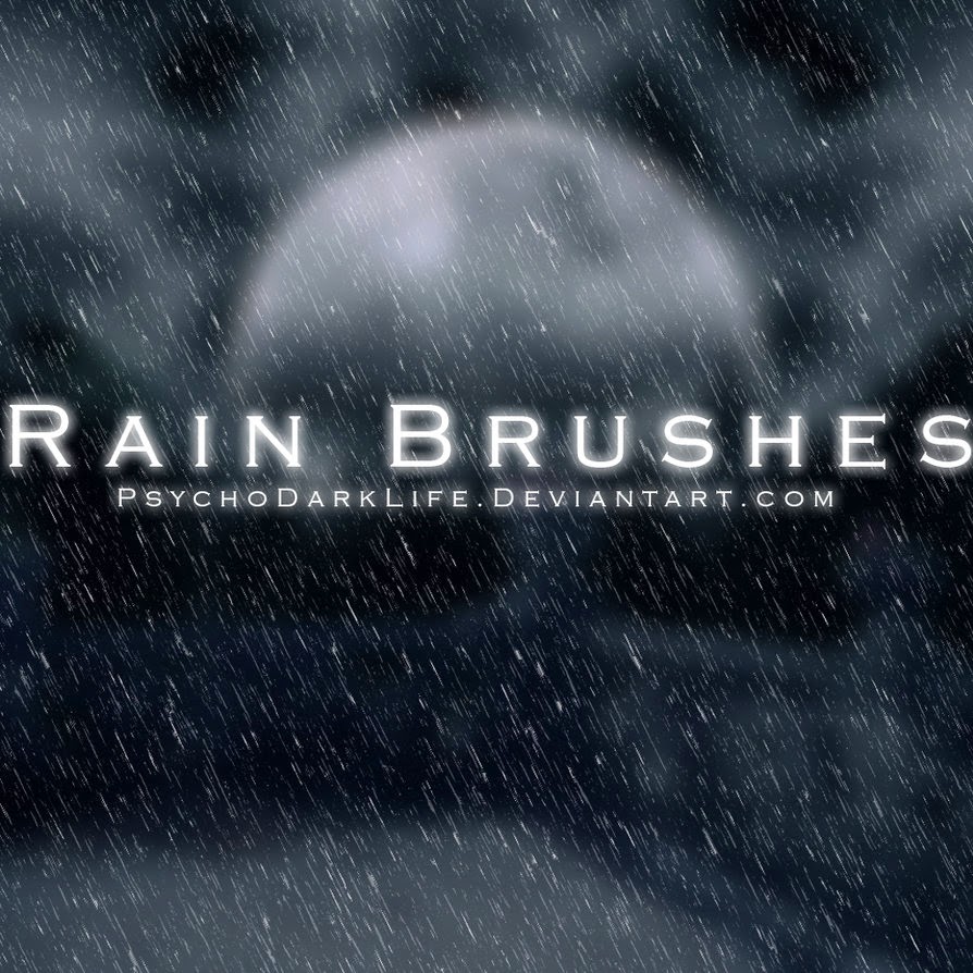 Adobe Tutorials Download Free Rain brushes for Adobe