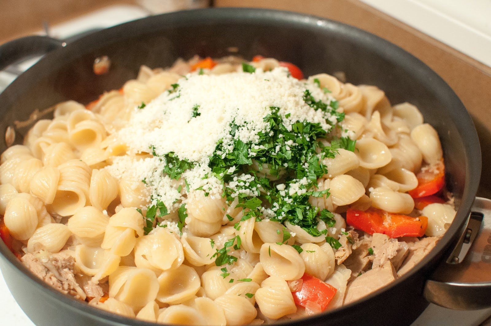 not quite gourmet Orecchiette with Fennel and Tuna