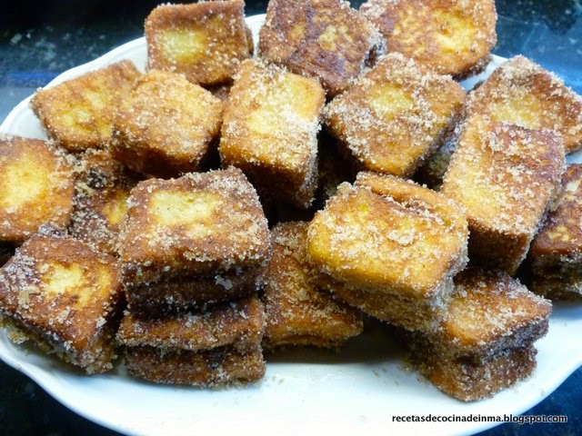 Torrijas Rellenas De Crema
