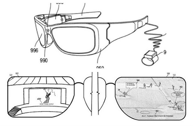 Concepto de gafas de Microsoft