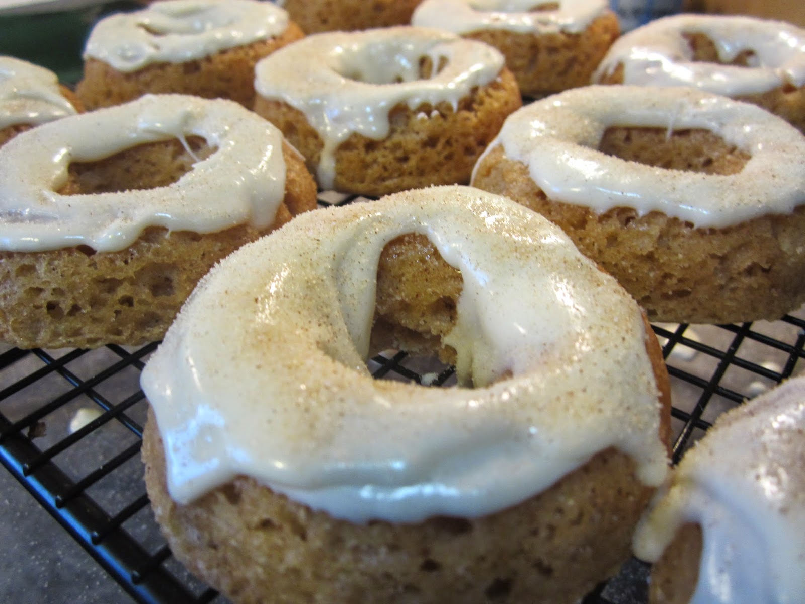 Going GlutenFree Baked Cinnamon Cake Donuts