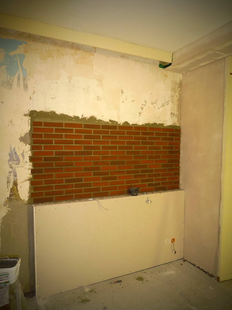 Der altbautraum an der nordsee: juli 2014 Klinkerstein wand