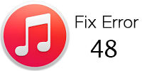 Fix iTunes error 48