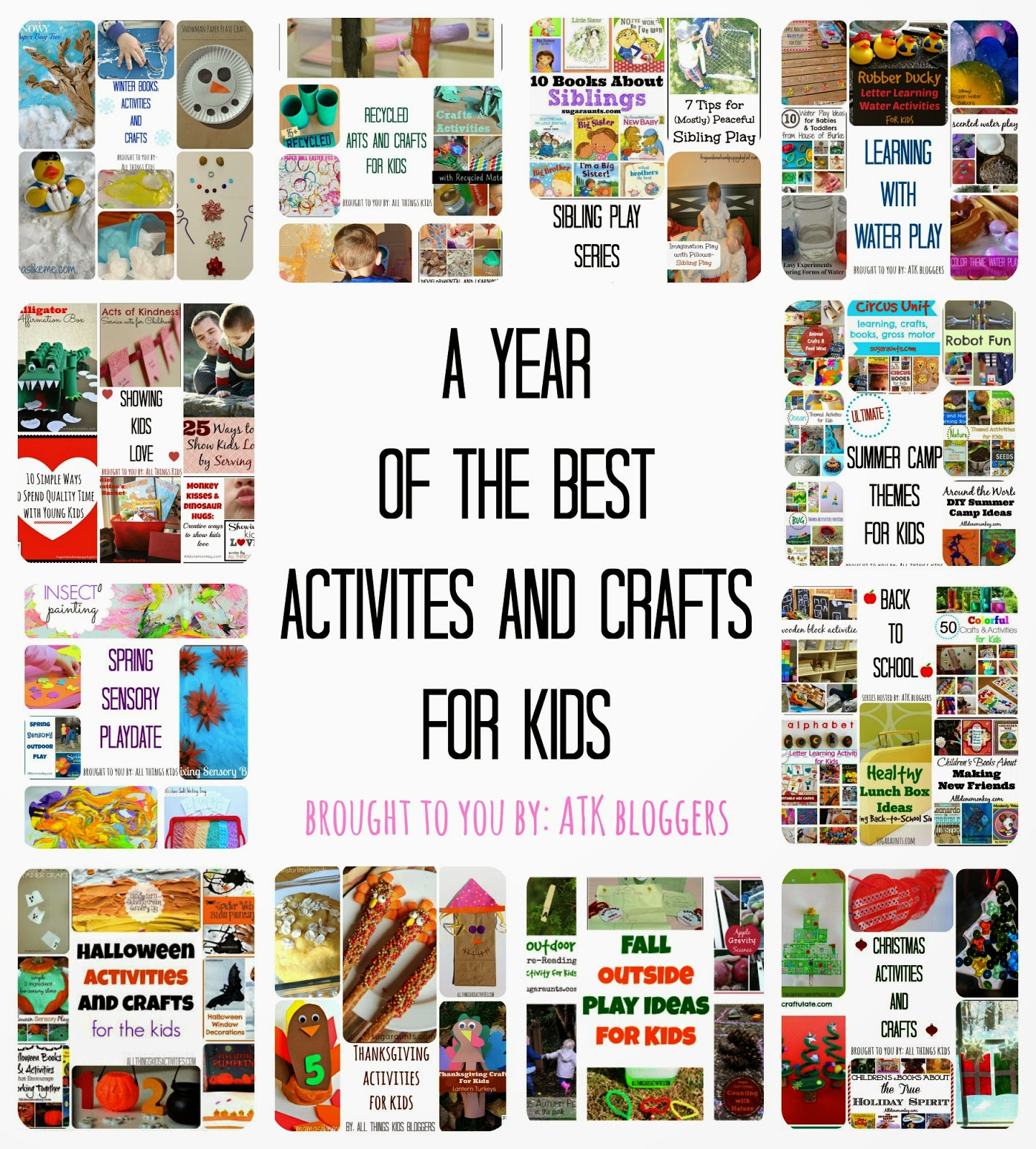 A Year of All Things Kids Series- the best play activities and crafts for kids 