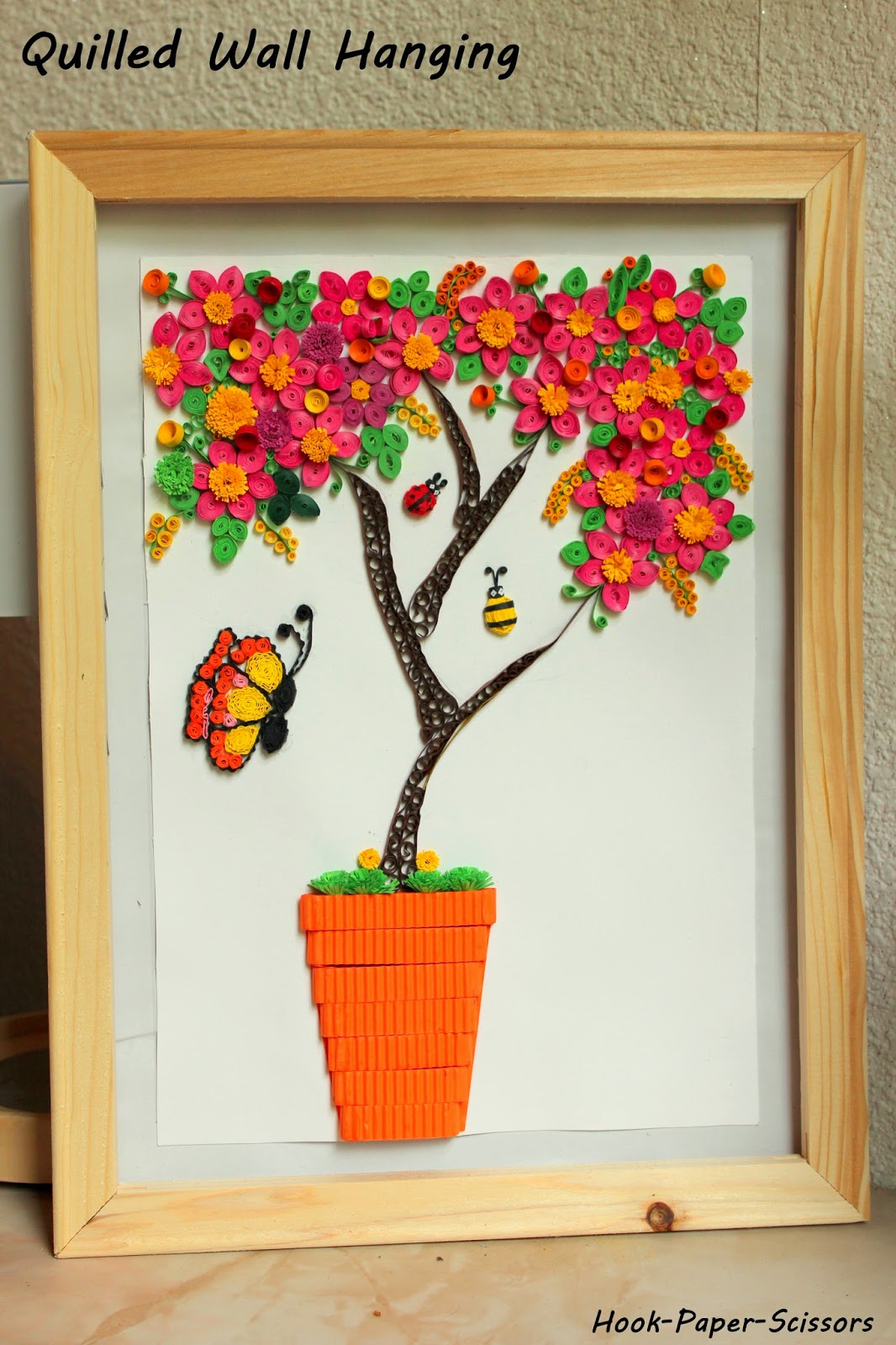 HookPaperScissors Quilled Wall Hanging