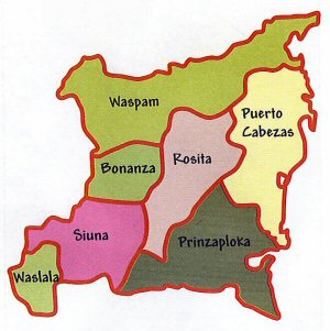Mapa De Nicaragua Con Lugares Turisticos