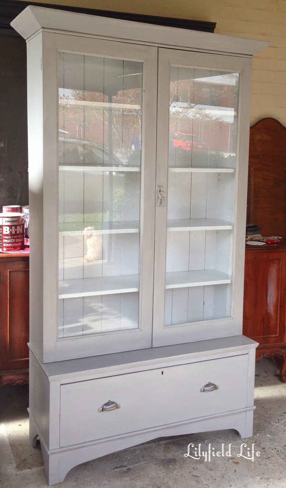 french style hand painted bookcase Lilyfield Life