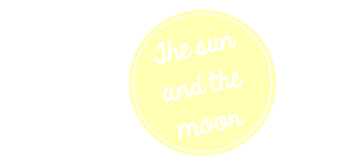 The sun and the moon