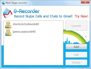 Multi Skype Launcher Screenshot