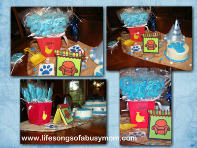 Life Songs Of A Busy Mom: Blue's Clues 1st Birthday Party Life Songs Of A Busy Mom: Blue's Clues 1st Birthday Party