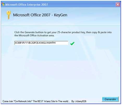 how to get the product key for office 2007